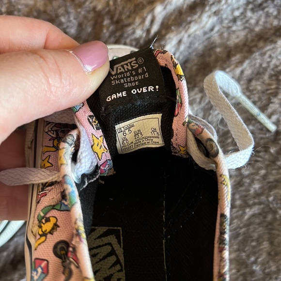 Vans Mario Kart Game Over Toddler Sneakers Sz 6.5 - Picture 9 of 9
